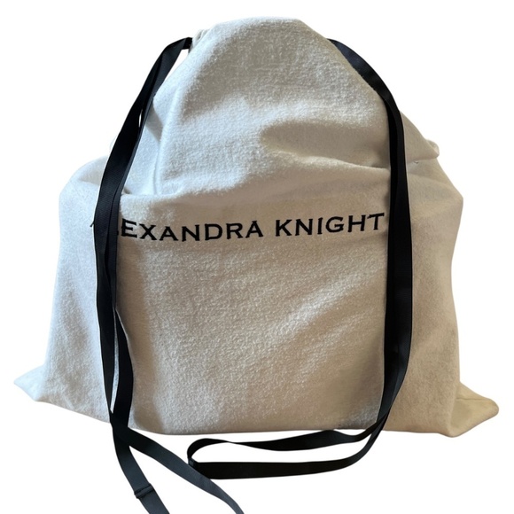 ALEXANDRA KNIGHT GENUINE PYTHON BAG XL DESIGNER EXOTIC COLLECTABLE TEXTURED LUXE - Picture 3 of 12